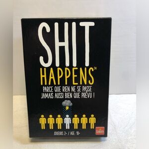 Sh*t Happens card game French Version 18+ , 2 or more players version Francais